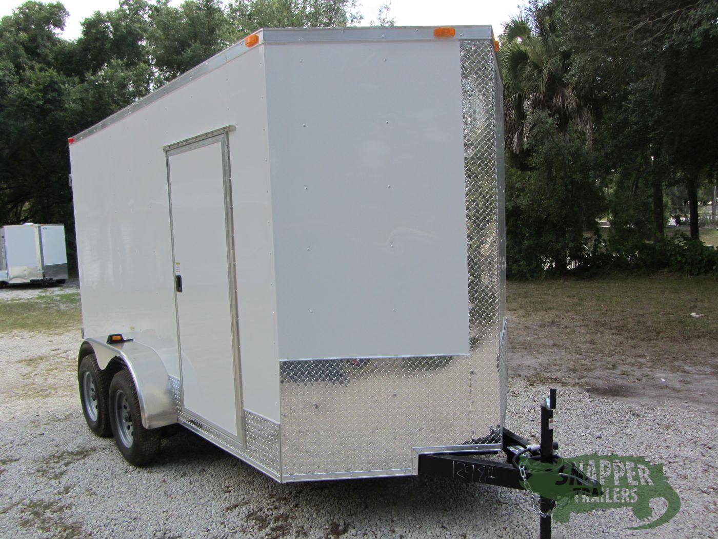South Georgia Cargo 6x12 TA Trailer - White, Double Doors, Side Door, Extra Height, ATP Sides and Rear - Image 14