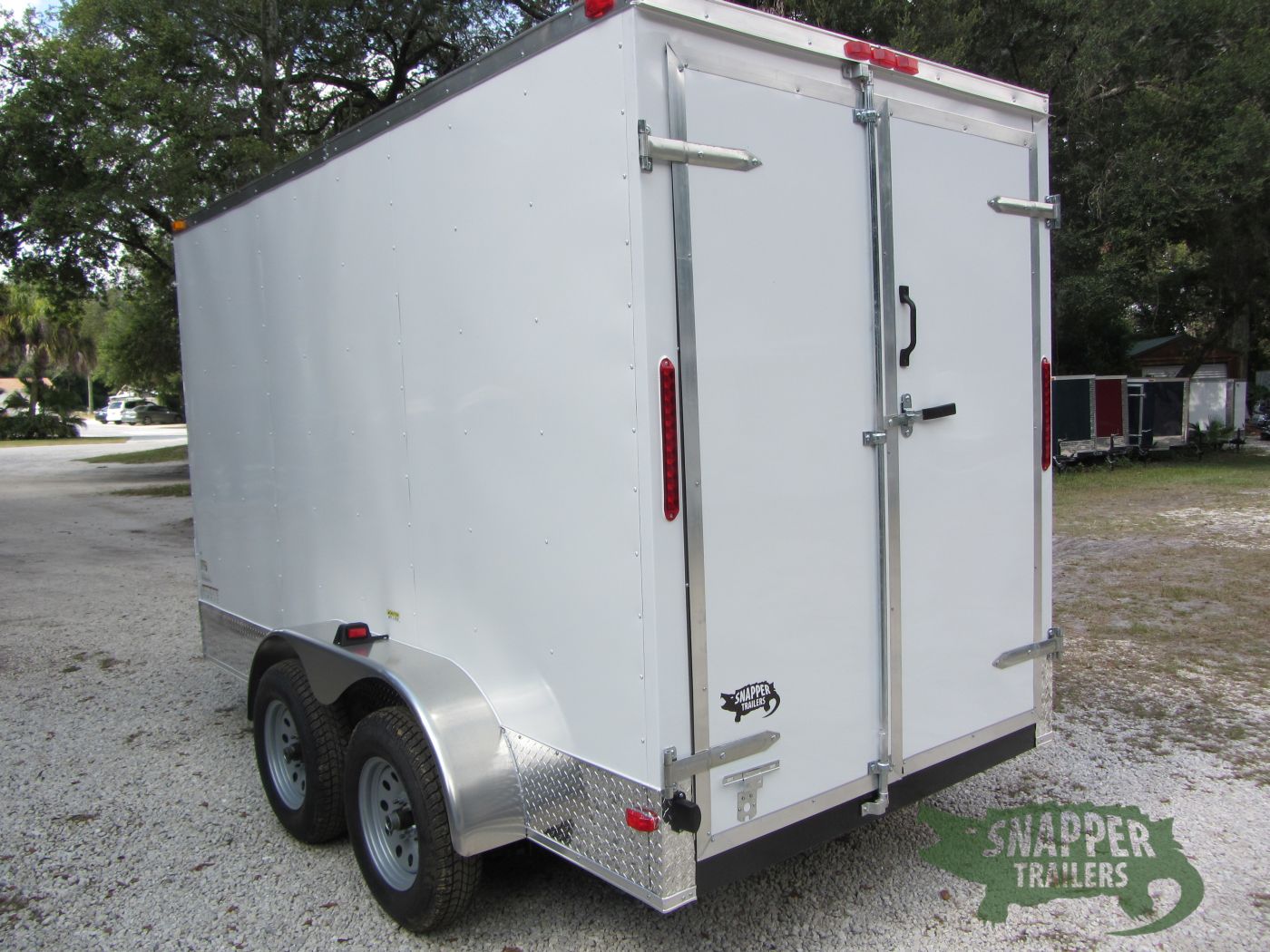 South Georgia Cargo 6x12 TA Trailer - White, Double Doors, Side Door, Extra Height, ATP Sides and Rear - Image 6