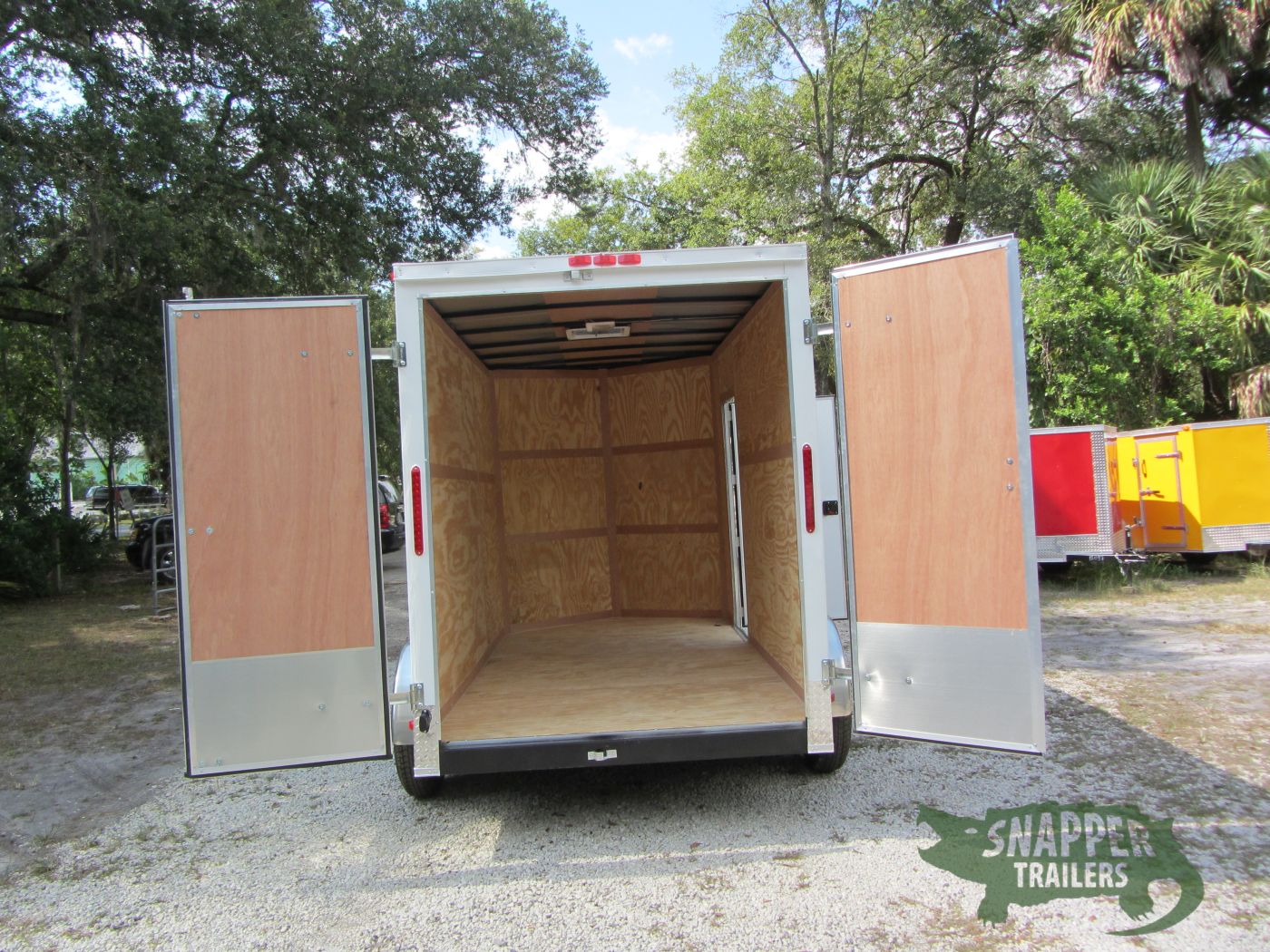 South Georgia Cargo 6x12 TA Trailer - White, Double Doors, Side Door, Extra Height, ATP Sides and Rear - Image 7