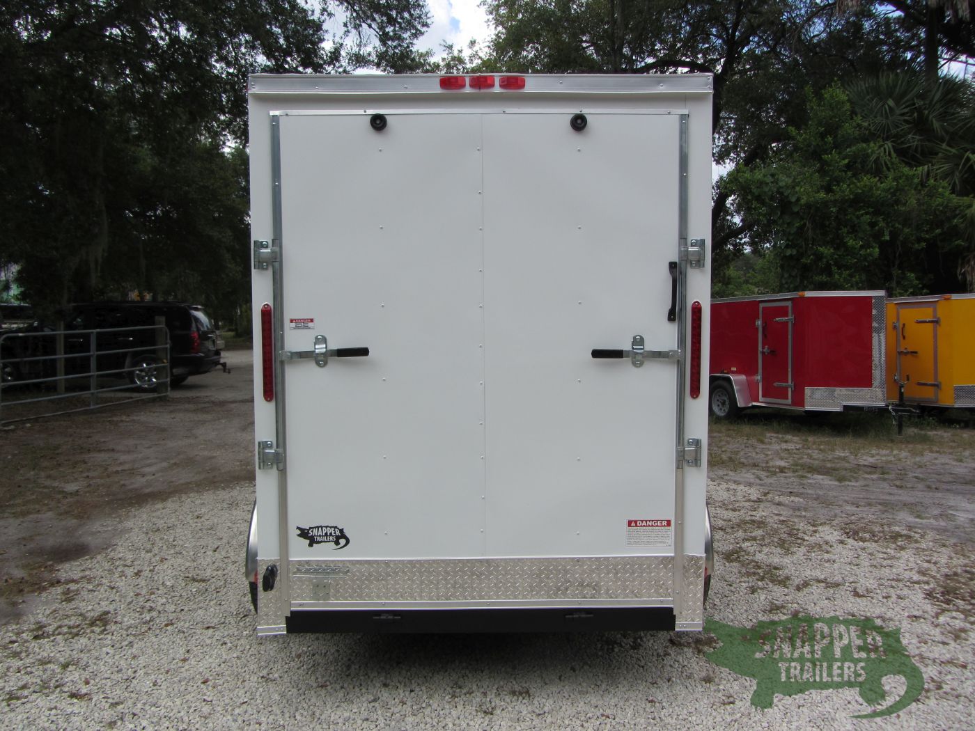 South Georgia Cargo 6x12 TA Trailer - White, Ramp, Side Door, Extra Height, ATP on Sides and Rear - Image 7