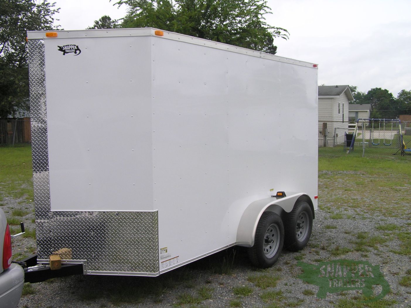 South Georgia Cargo 6x12 TA Trailer - White, Ramp, Side Door, and Extra Height - Image 2
