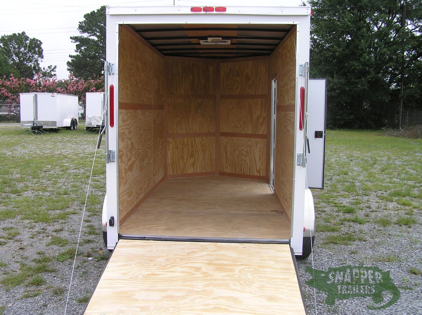South Georgia Cargo 6x12 TA Trailer - White, Ramp, Side Door, and Extra Height - Image 6