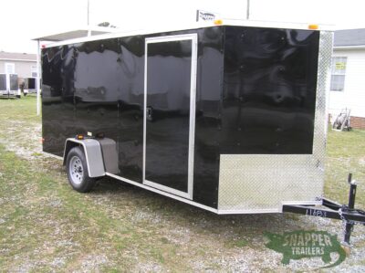 South Georgia Cargo 6x14 SA Trailer - Black, Ramp, Side Door - Image 12