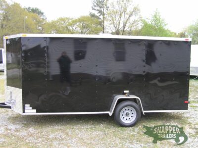 South Georgia Cargo 6x14 SA Trailer - Black, Ramp, Side Door - Image 3