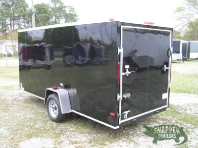 South Georgia Cargo 6x14 SA Trailer - Black, Ramp, Side Door - Image 5