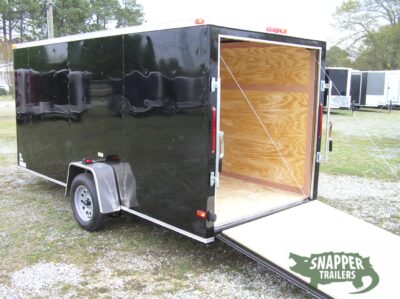 South Georgia Cargo 6x14 SA Trailer - Black, Ramp, Side Door - Image 4