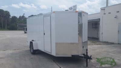 South Georgia Cargo 6x14 SA Trailer - White, Ramp, Side Door - Image 12