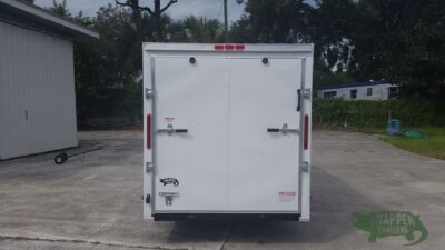 South Georgia Cargo 6x14 SA Trailer - White, Ramp, Side Door - Image 7