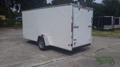 South Georgia Cargo 6x14 SA Trailer - White, Ramp, Side Door - Image 5