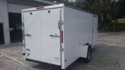 South Georgia Cargo 6x14 SA Trailer - White, Ramp, Side Door - Image 9