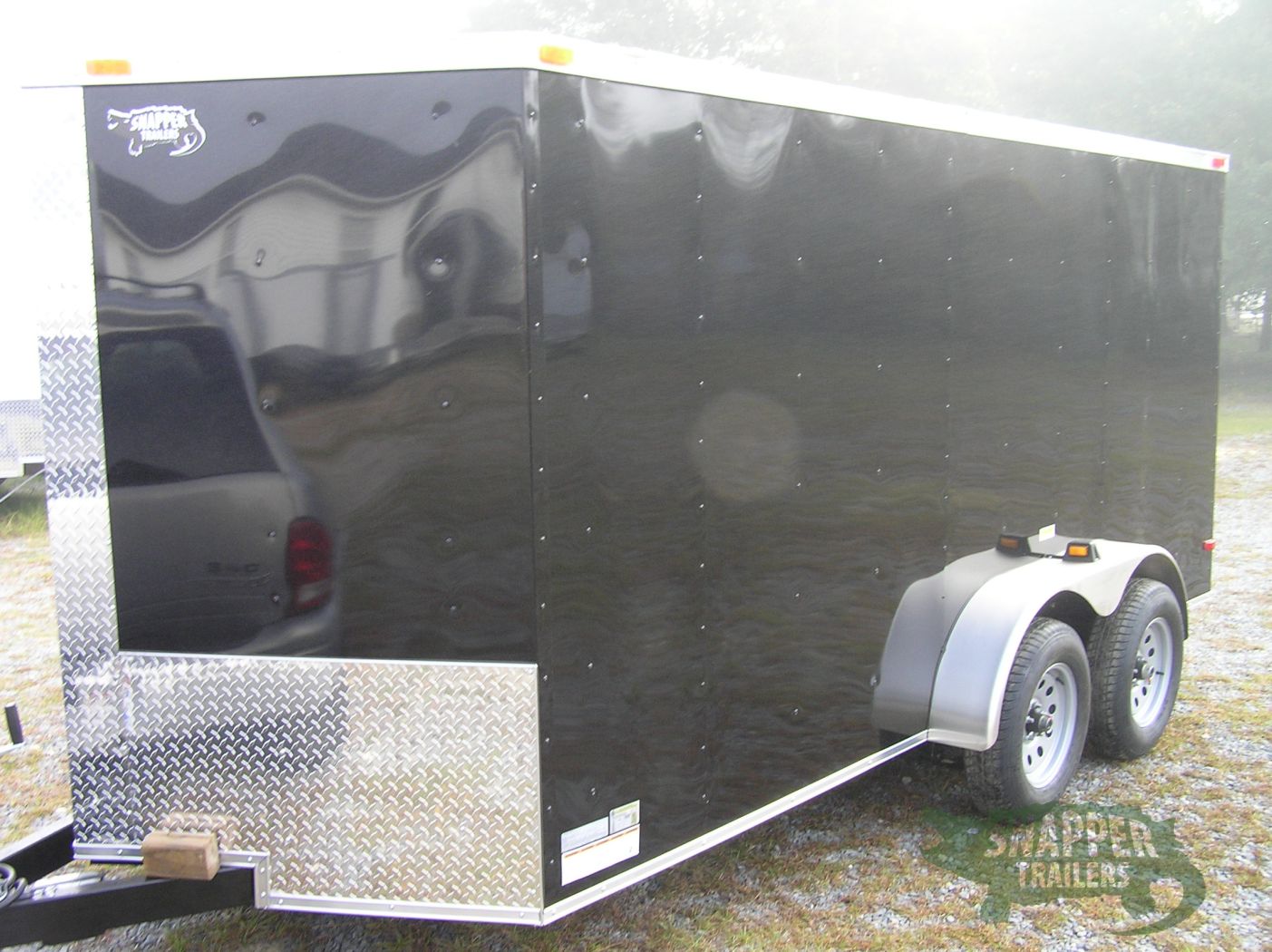South Georgia Cargo 6x14 TA Trailer - Black, Ramp, Side Door - Image 2