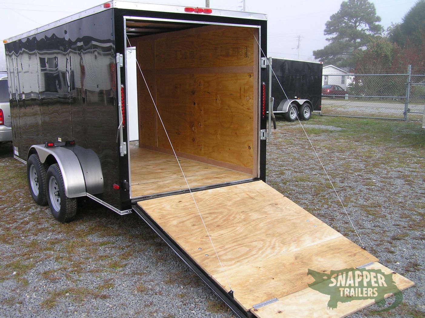 South Georgia Cargo 6x14 TA Trailer - Black, Ramp, Side Door - Image 4