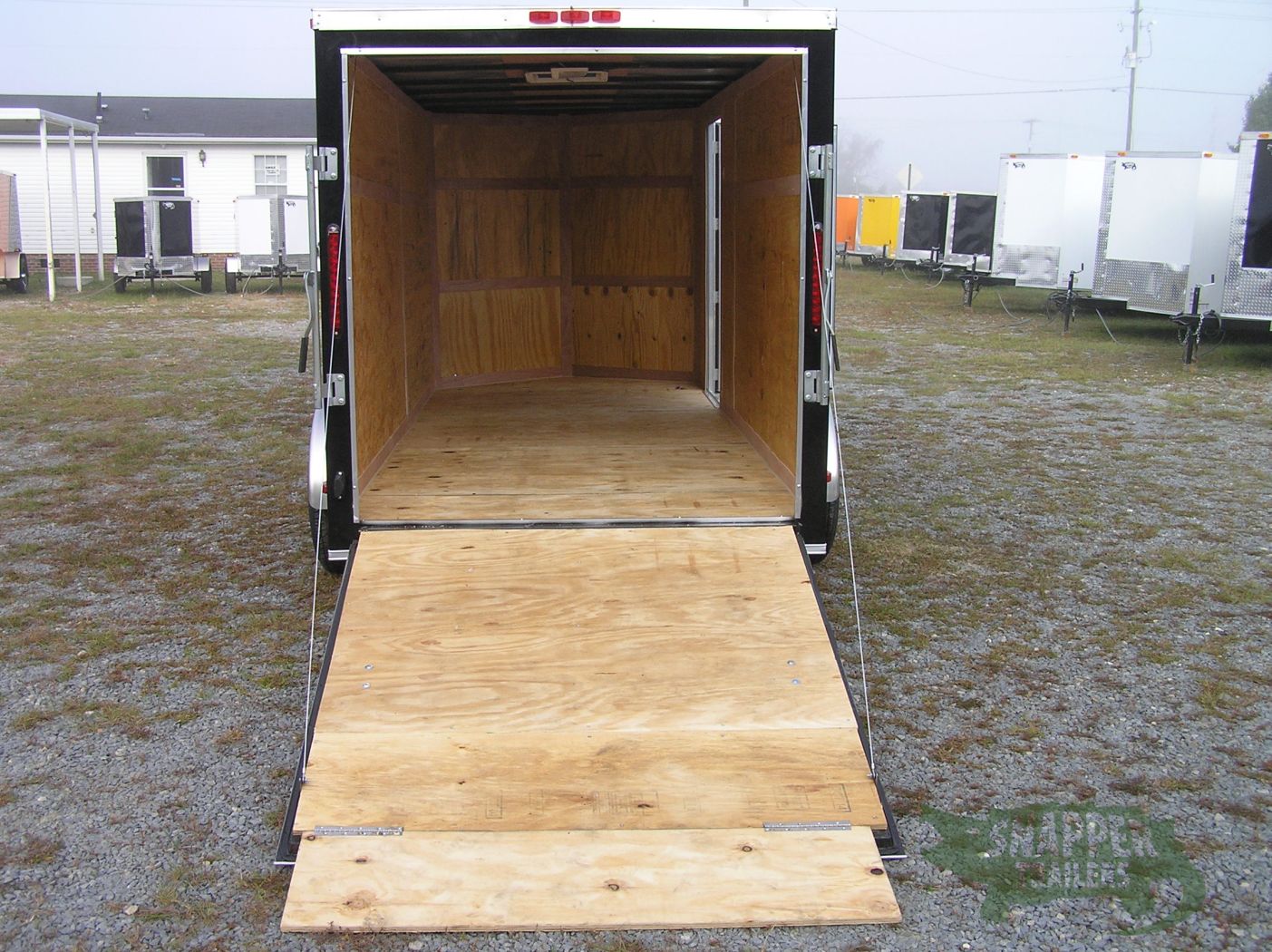 South Georgia Cargo 6x14 TA Trailer - Black, Ramp, Side Door - Image 6