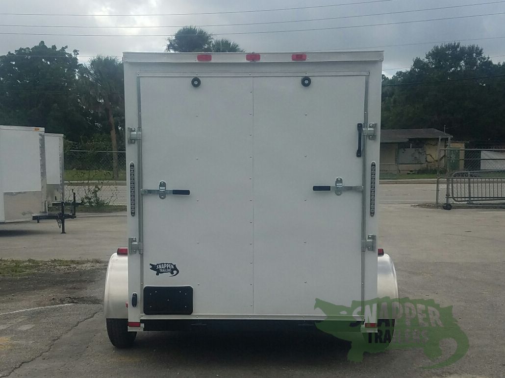 Quality Cargo 6x8 SA Trailer - White, Ramp, Extra Height - Image 7