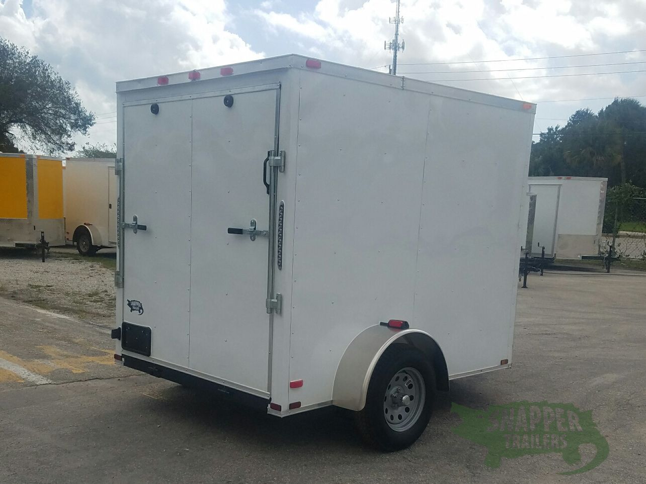 Quality Cargo 6x8 SA Trailer - White, Ramp, Extra Height - Image 9