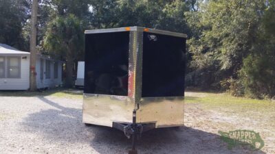 South Georgia Cargo 7x10 SA Trailer - Black, Ramp, Side Door - Image 13