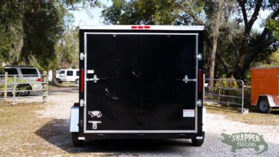 South Georgia Cargo 7x10 SA Trailer - Black, Ramp, Side Door - Image 7
