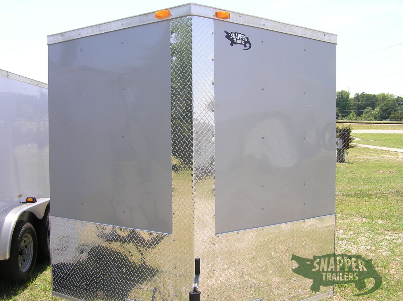 South Georgia Cargo 7x12 TA Trailer - Silver Frost, Ramp, Side Door, D-Rings - Image 9