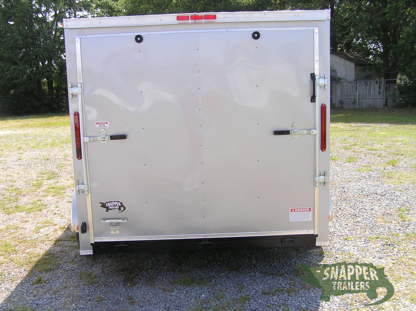 South Georgia Cargo 7x12 TA Trailer - Silver Frost, Ramp, Side Door, D-Rings - Image 5