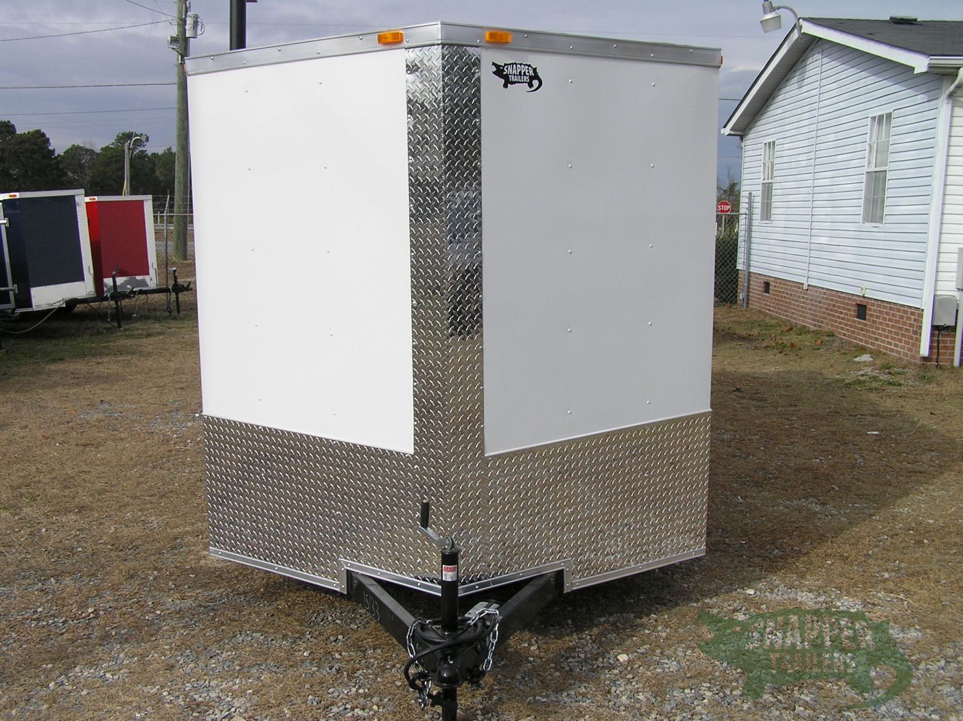South Georgia Cargo 7x14 TA Trailer - White, Double Doors, Side Door, Extra Height - Image 13