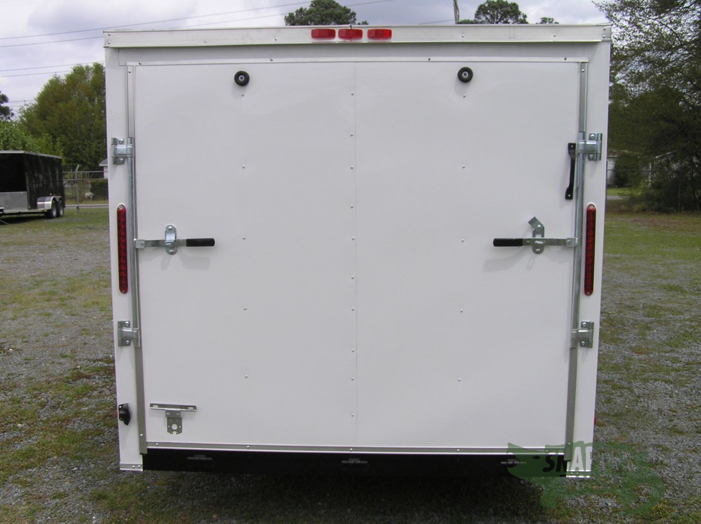 South Georgia Cargo Custom 7x14 TA Trailer - White, Ramp, Side Door, RTP Flooring, Side Vents, E-Track, LED Lights - Image 7