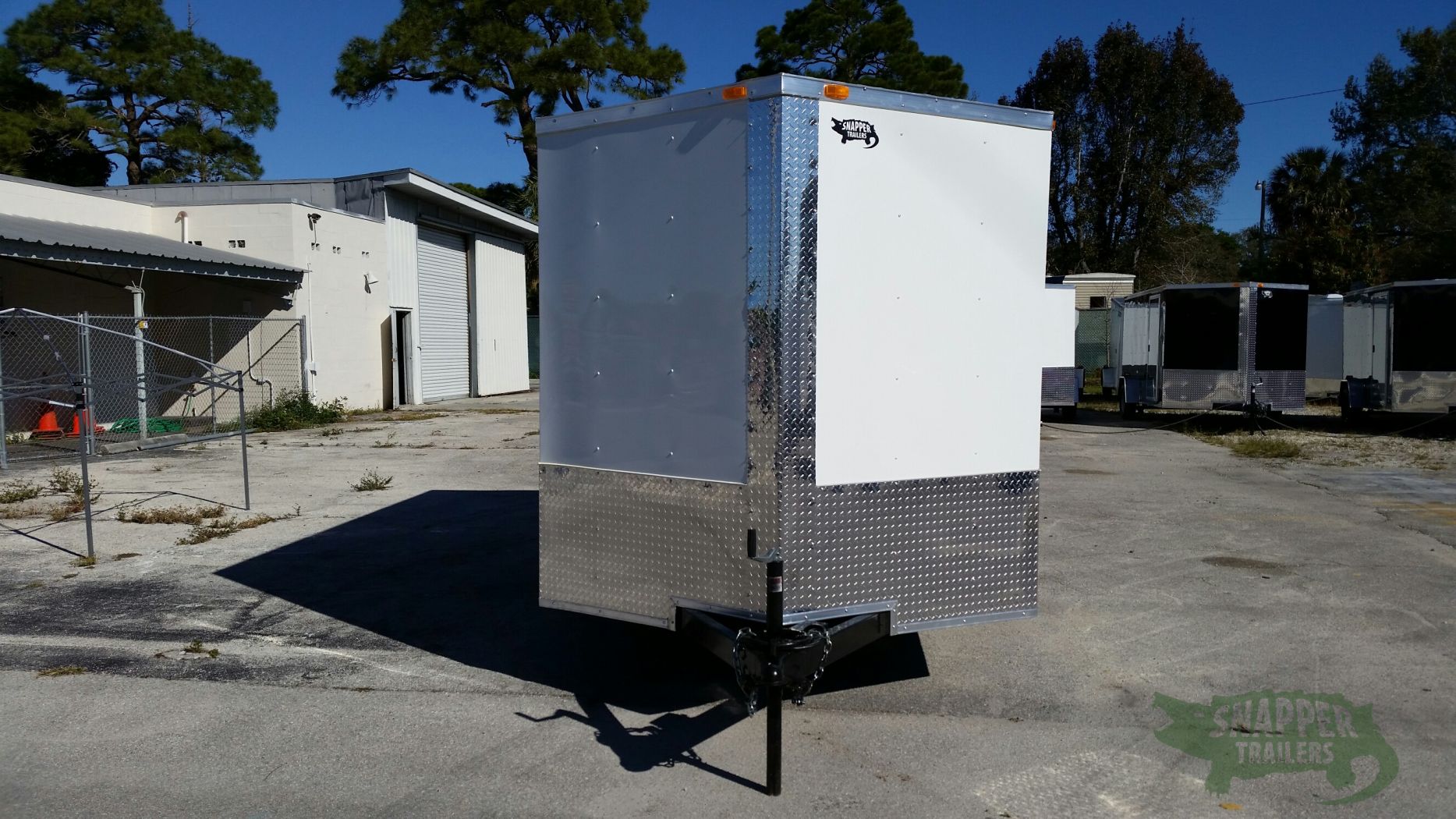 South Georgia Cargo 7x14 TA Trailer - White, Ramp, Side Door - Image 13