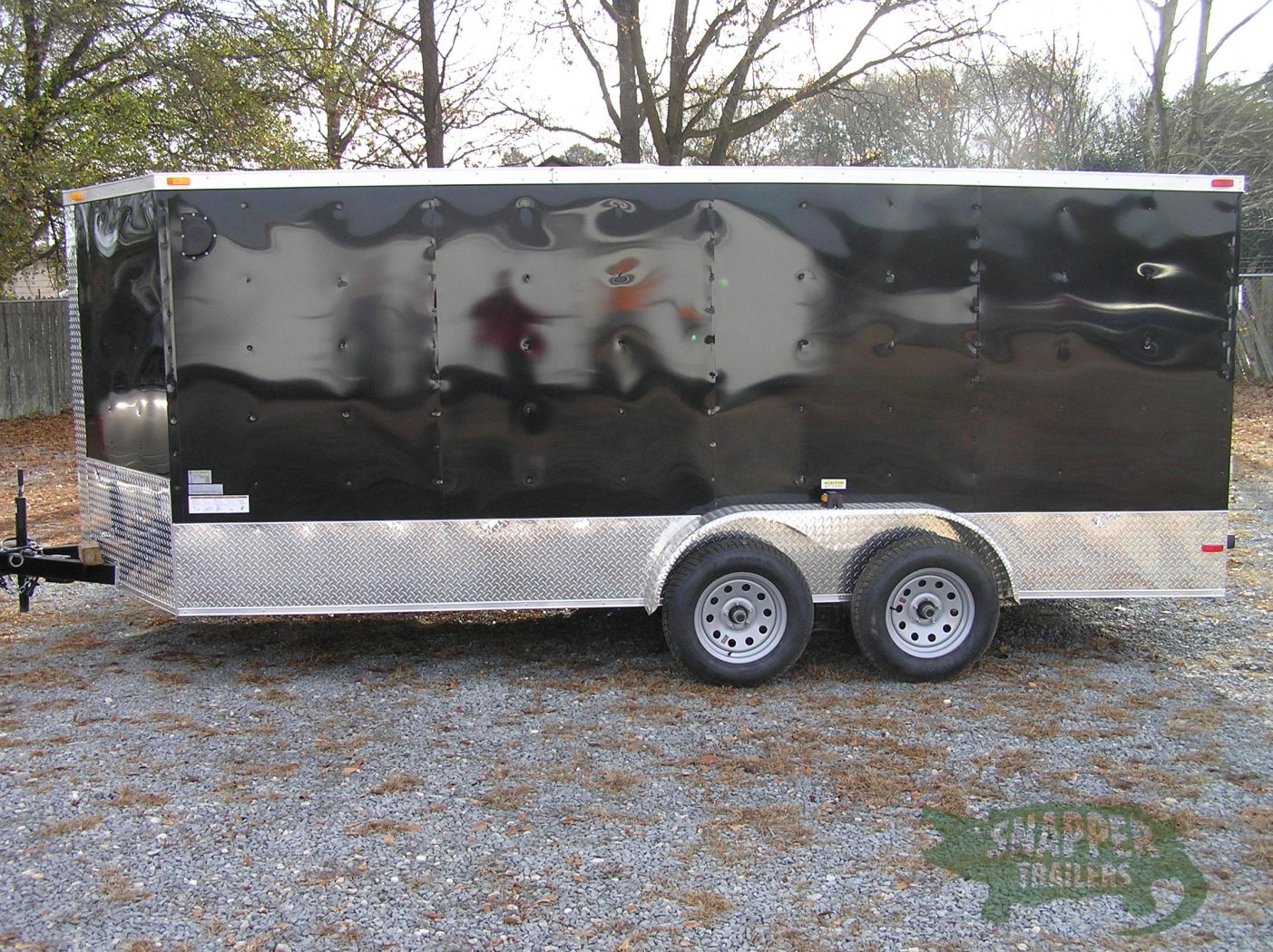 South Georgia Cargo 7x16 TA Custom Trailer - Black, Ramp, Side Door, Many Options - Image 3