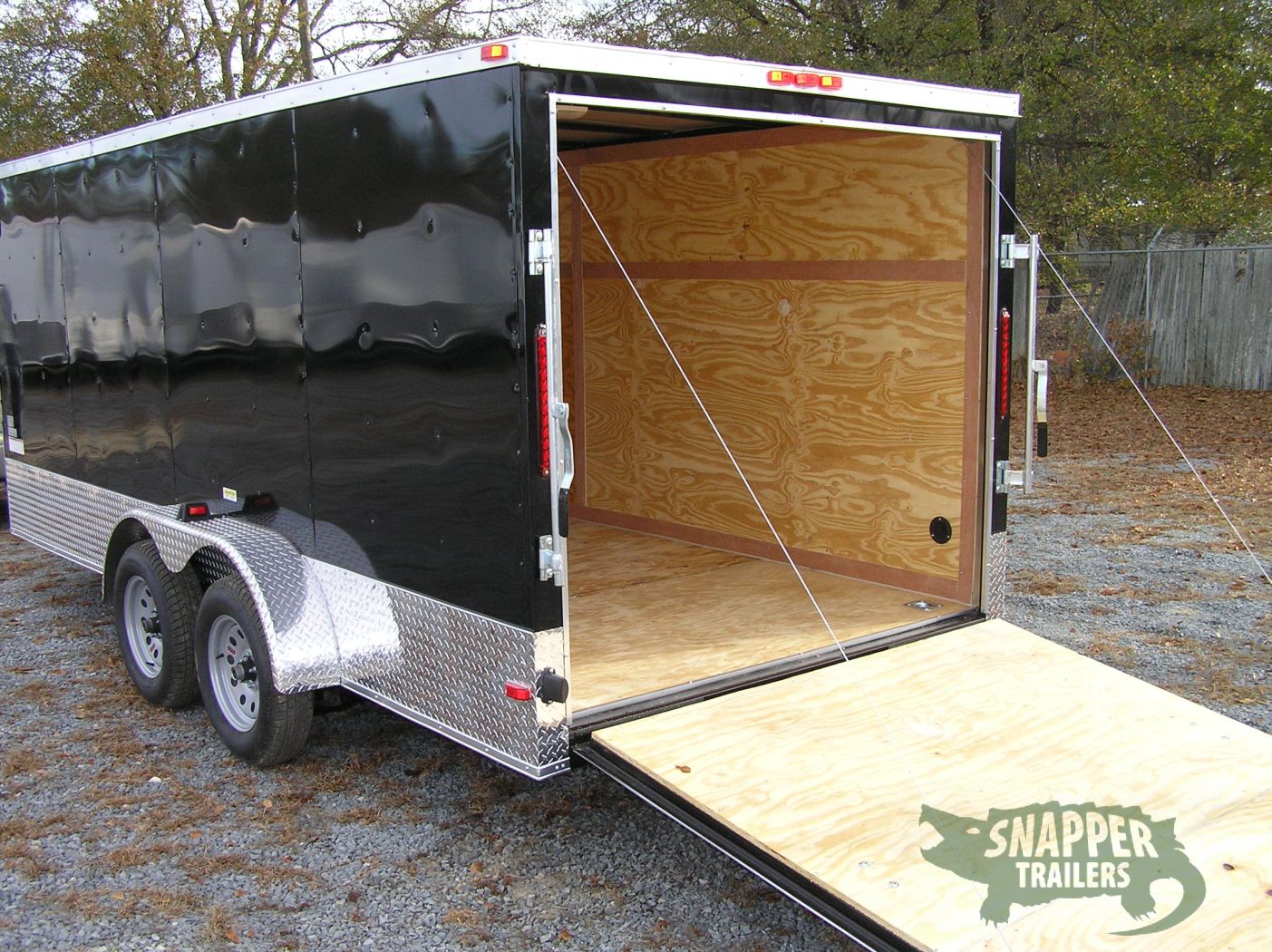 South Georgia Cargo 7x16 TA Custom Trailer - Black, Ramp, Side Door, Many Options - Image 4