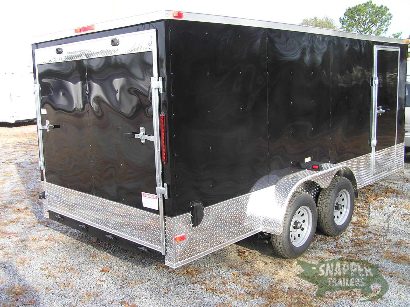 South Georgia Cargo 7x16 TA Custom Trailer - Black, Ramp, Side Door, Many Options - Image 9