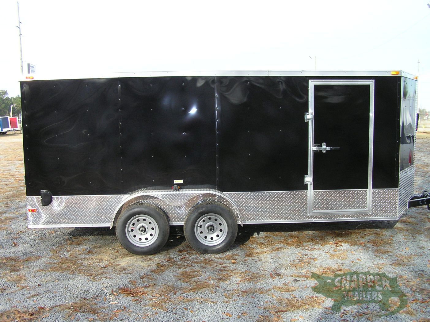 South Georgia Cargo 7x16 TA Custom Trailer - Black, Ramp, Side Door, Many Options