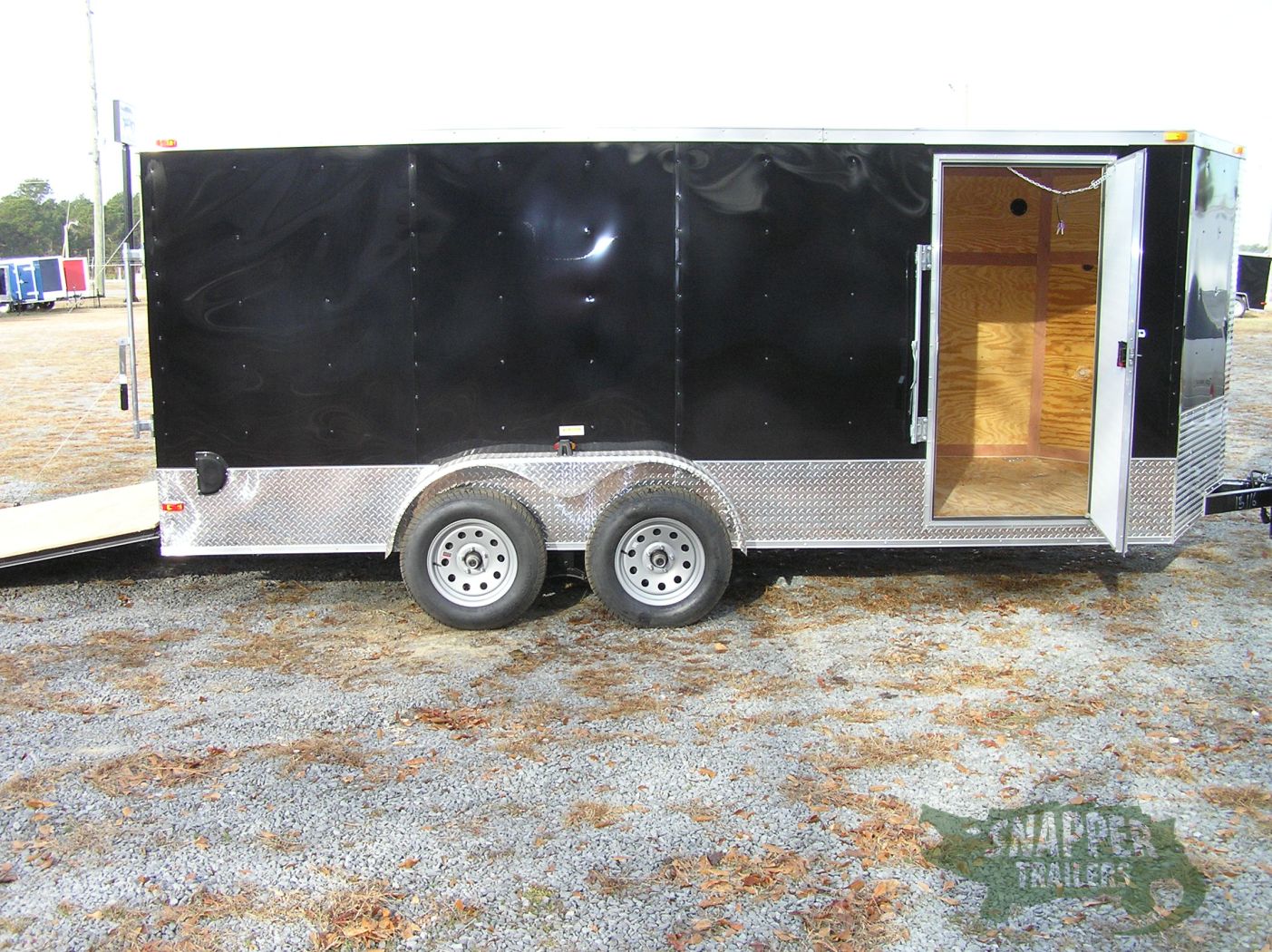 South Georgia Cargo 7x16 TA Custom Trailer - Black, Ramp, Side Door, Many Options - Image 10