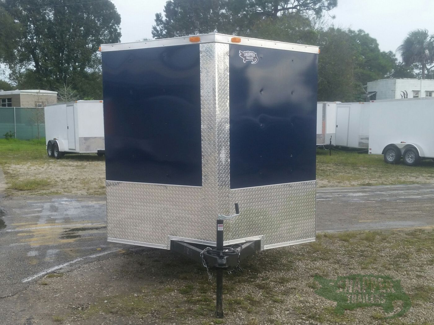 South Georgia Cargo 7x16 TA Trailer - Blue, Ramp, Side Door - Image 14