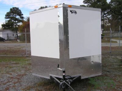 South Georgia Cargo 7x16 TA Trailer - White, Ramp, Side Door - Image 12