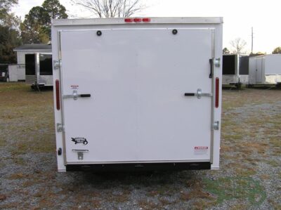 South Georgia Cargo 7x16 TA Trailer - White, Ramp, Side Door - Image 7