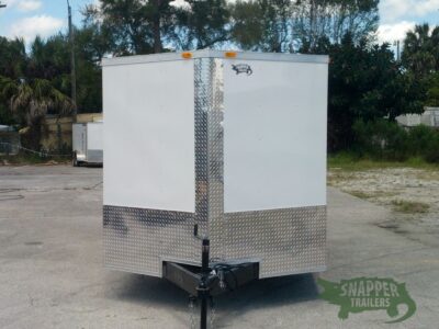 South Georgia Cargo 7x20 TA Trailer - White, Ramp, Side Door - Image 14