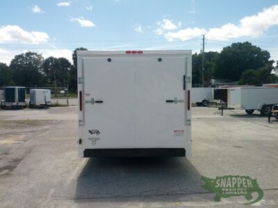 South Georgia Cargo 7x20 TA Trailer - White, Ramp, Side Door - Image 8