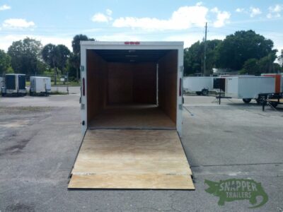 South Georgia Cargo 7x20 TA Trailer - White, Ramp, Side Door - Image 7