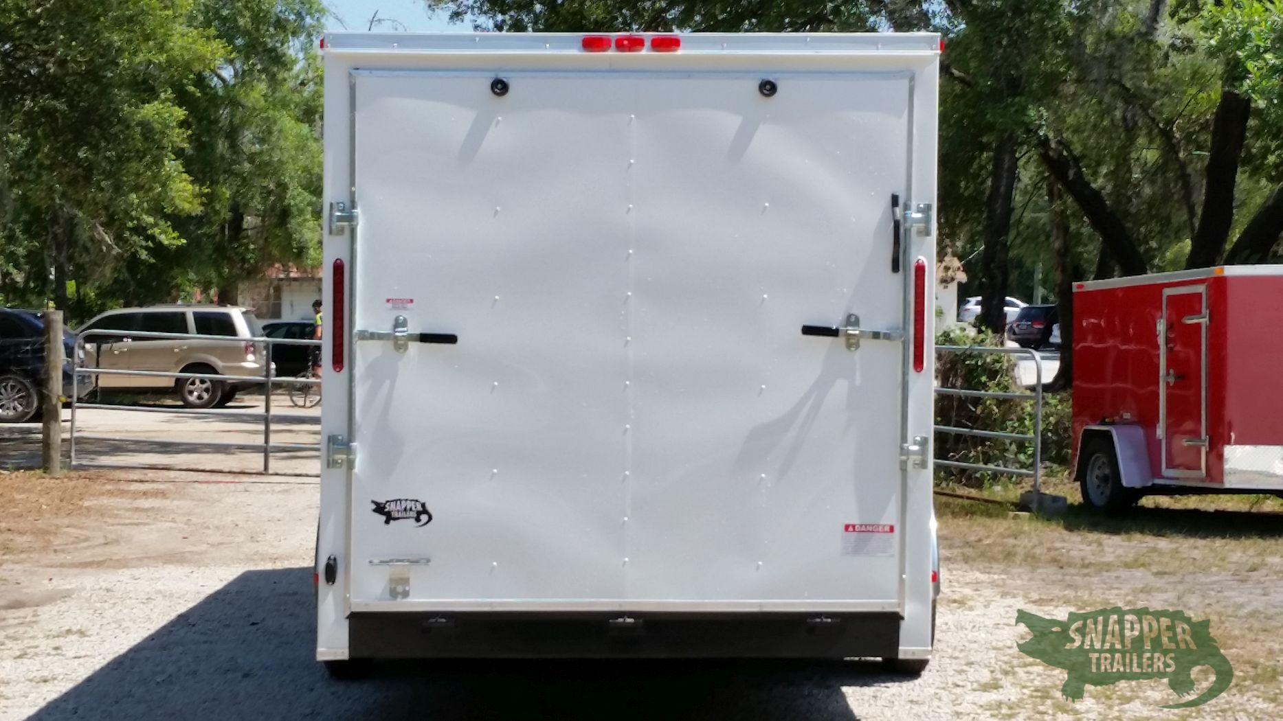 South Georgia Cargo 7x20 TA Trailer - White, Ramp, Side Door, Extra Height - Image 7