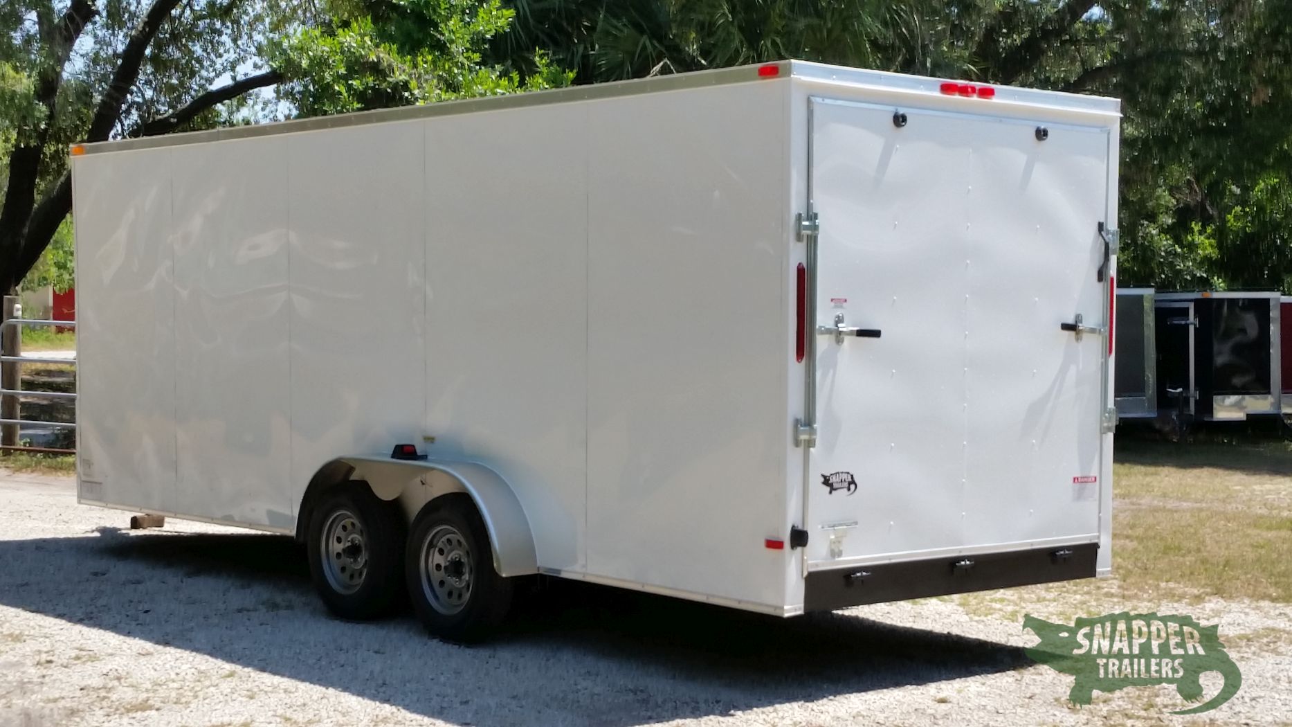 South Georgia Cargo 7x20 TA Trailer - White, Ramp, Side Door, Extra Height - Image 5