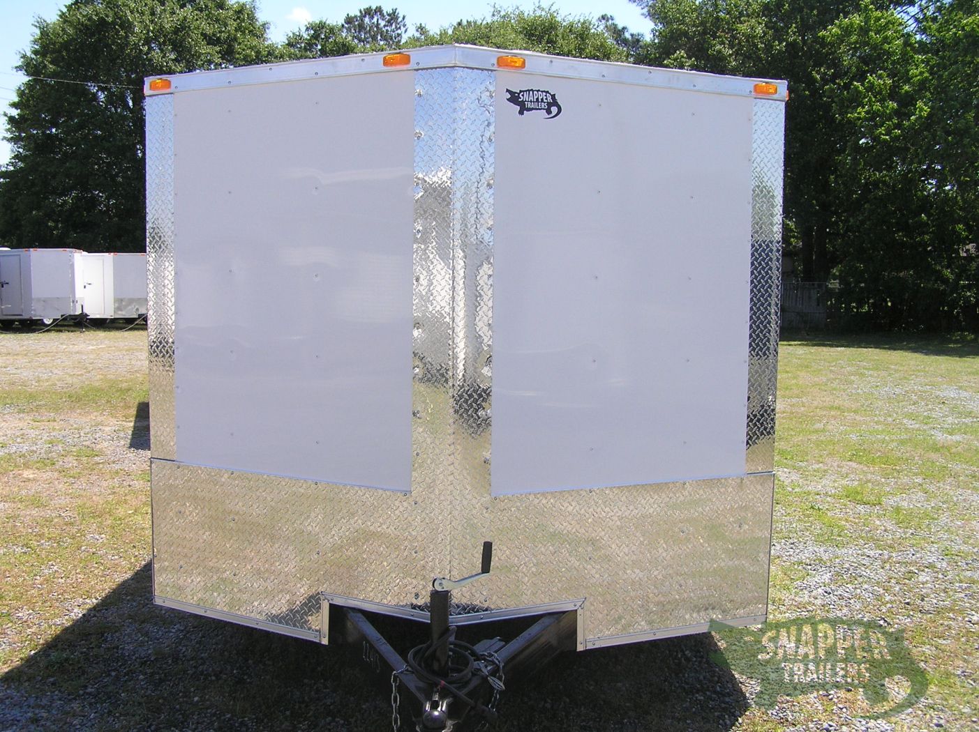 South Georgia Cargo 8.5x12 TA Trailer - White, Ramp, Side Door - Image 14