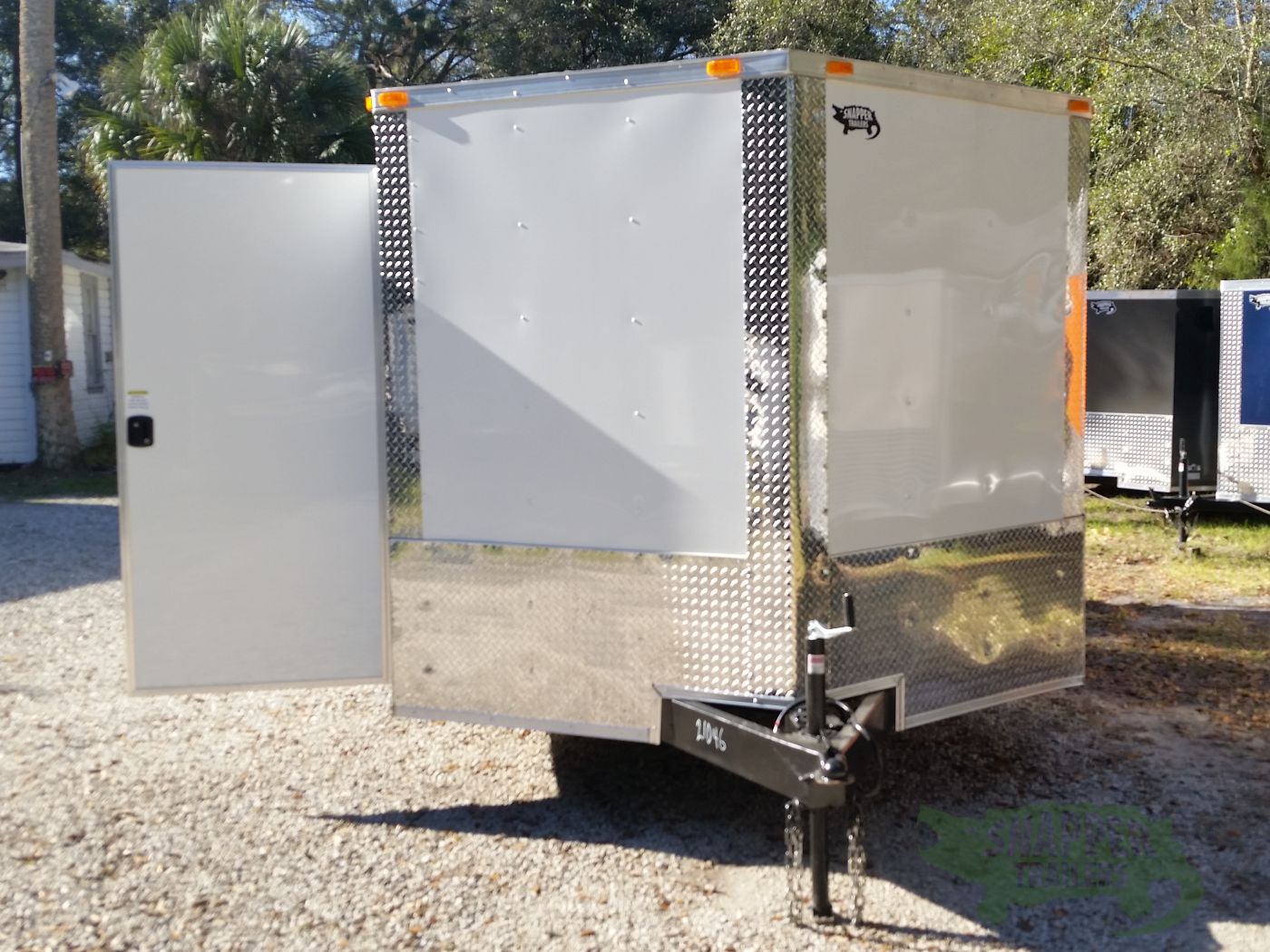 South Georgia Cargo 8.5x14 TA Trailer - White, Ramp, Side Door - Image 13