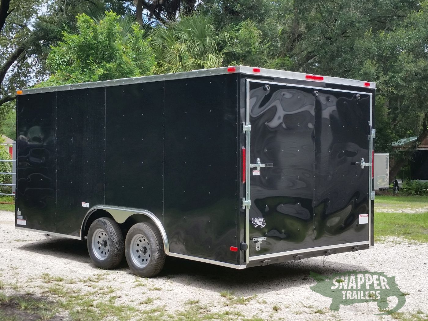 South Georgia Cargo 8.5x16 TA Trailer - Black, Ramp, Side Door - Image 5