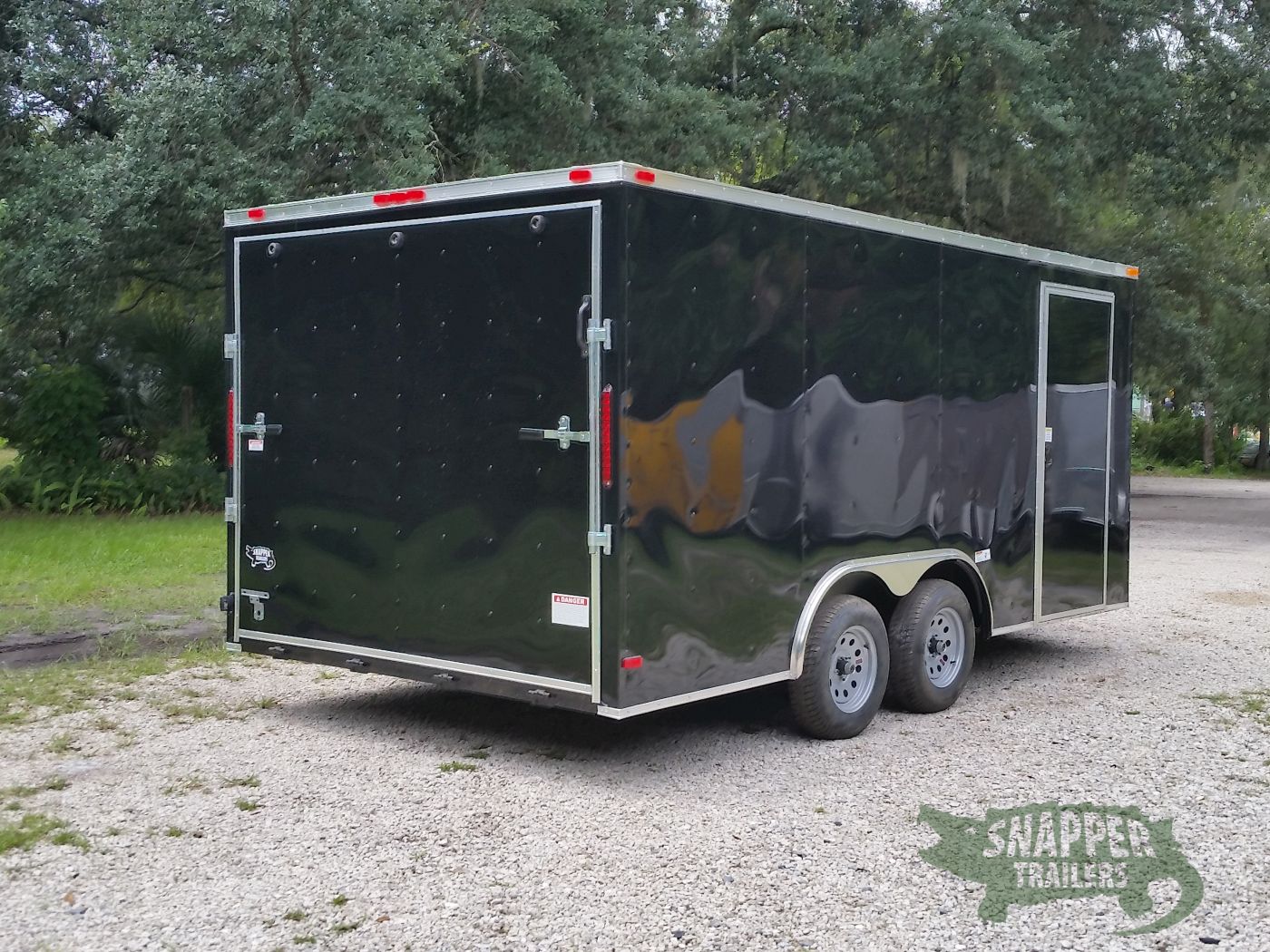 South Georgia Cargo 8.5x16 TA Trailer - Black, Ramp, Side Door - Image 9