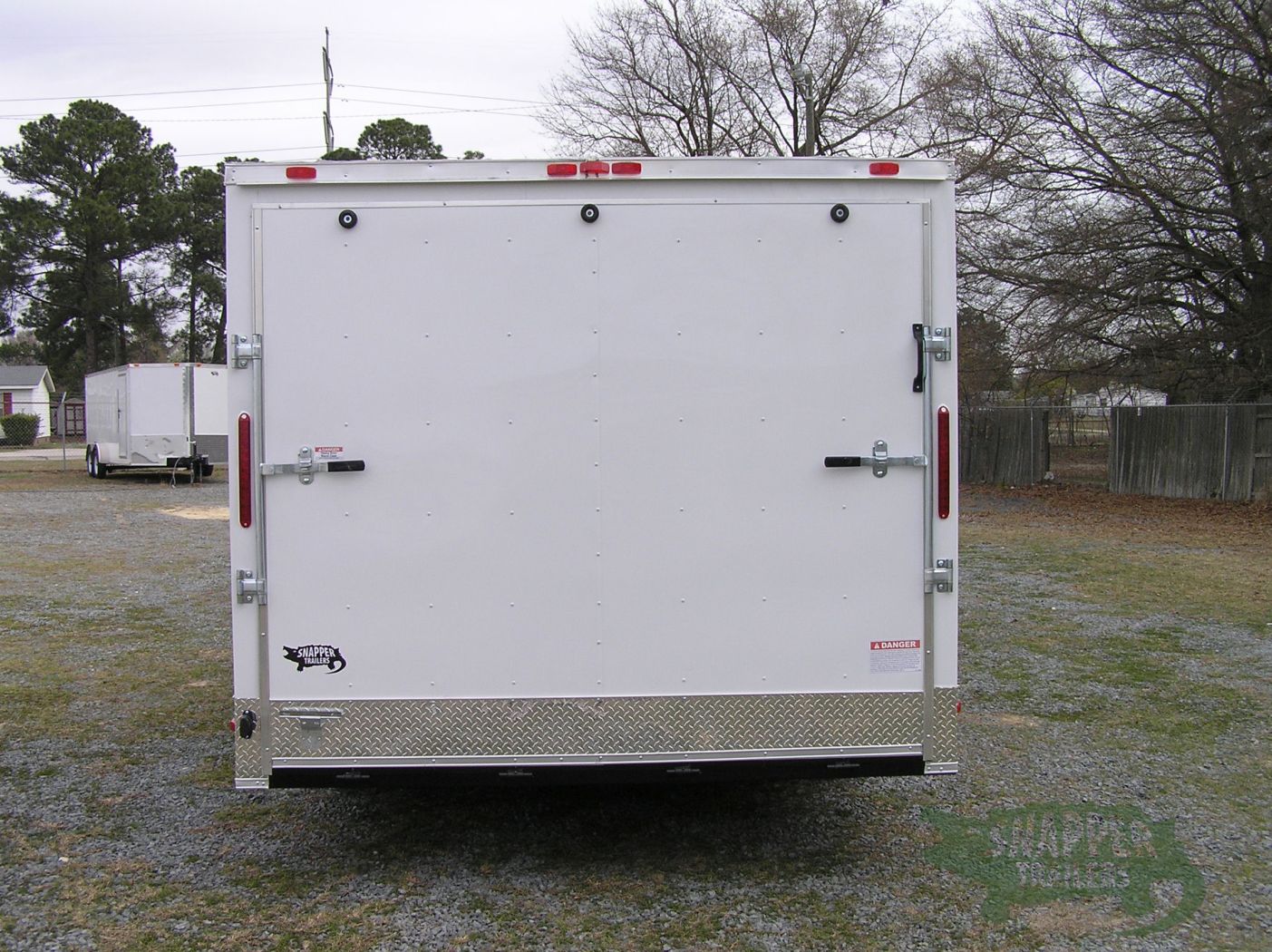 South Georgia Cargo 8.5x16 TA Trailer - White, Ramp, Side Door, ATP Trim - Image 7