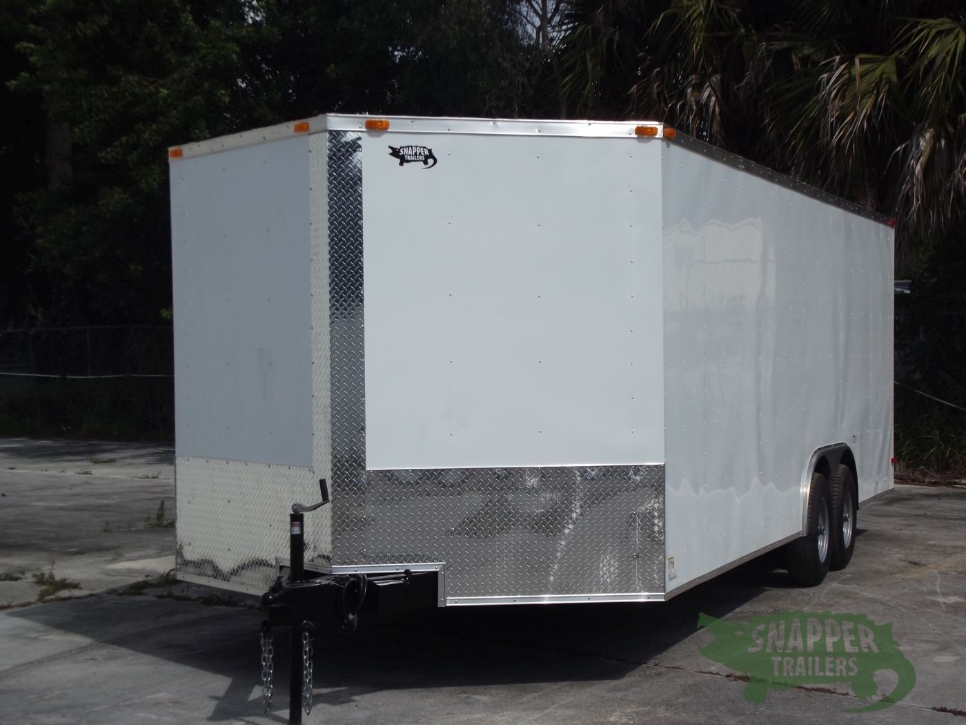South Georgia Cargo 8.5x22 TA Trailer - White, Ramp, Side Door, 5K Axles - Image 2
