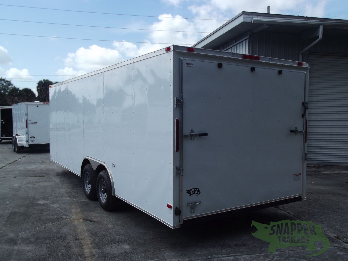 South Georgia Cargo 8.5x22 TA Trailer - White, Ramp, Side Door, 5K Axles - Image 5