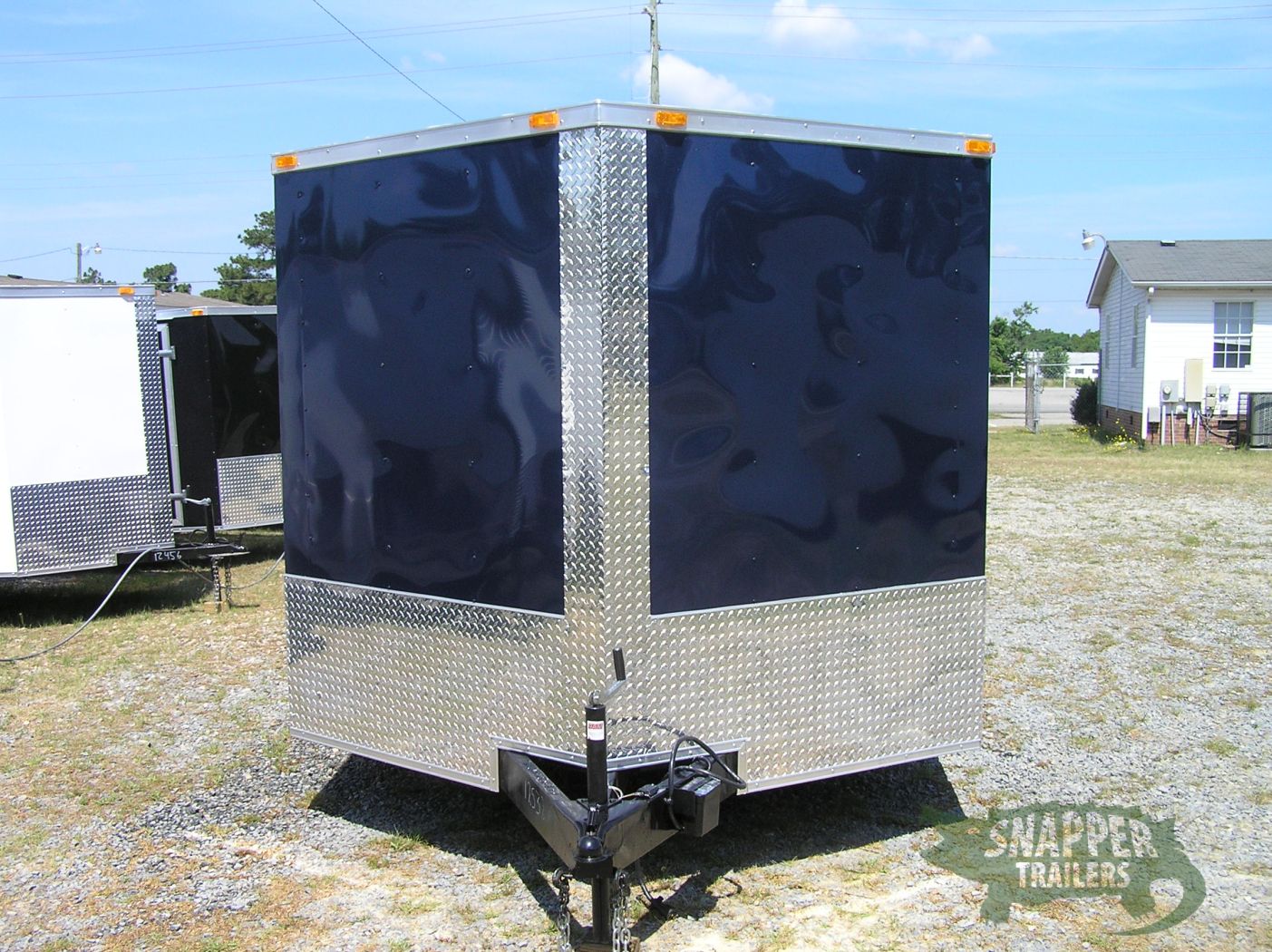 South Georgia Cargo 8.5x18 TA Trailer - Blue, Ramp, Side Door, Vinyl Interior - Image 13