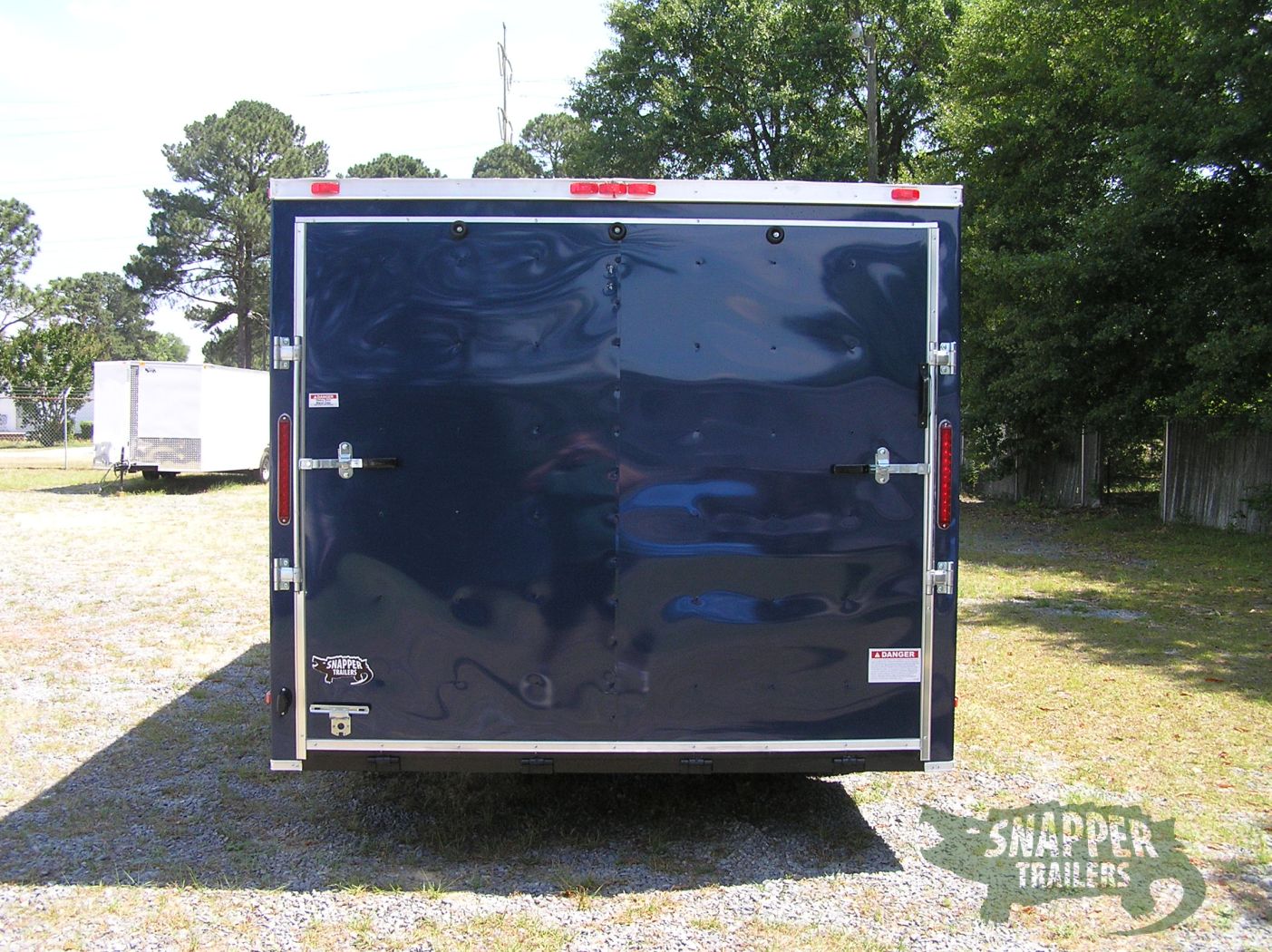 South Georgia Cargo 8.5x18 TA Trailer - Blue, Ramp, Side Door, Vinyl Interior - Image 7