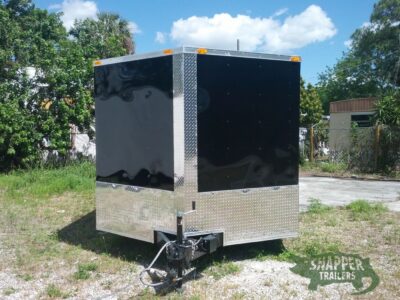 South Georgia Cargo 8.5x24 TA Trailer - Black, Ramp, Side Door - Image 12