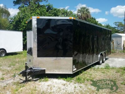 South Georgia Cargo 8.5x24 TA Trailer - Black, Ramp, Side Door - Image 2